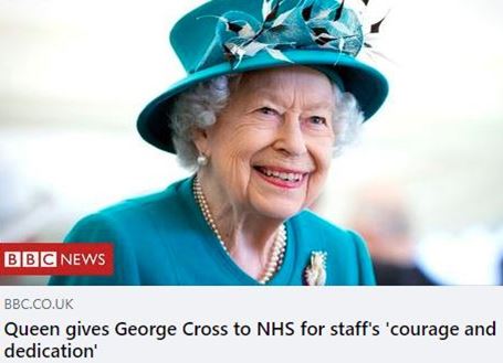 George Cross Awarded to NHS!